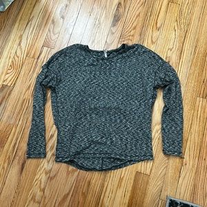 Long sleeve lululemon top with open back